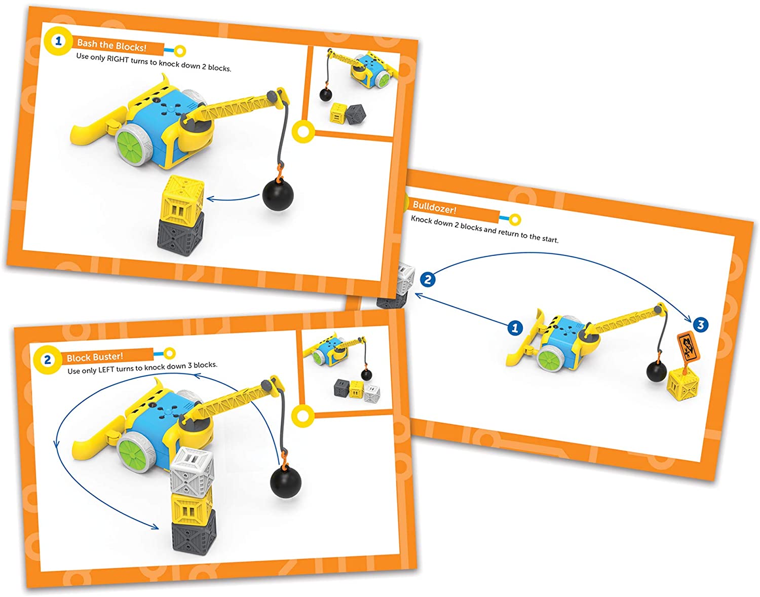 Jucarie educativa - Botley The Coding Robot - Crashin\' Construction Accessory Set | Learning Resources - 2 | YEO