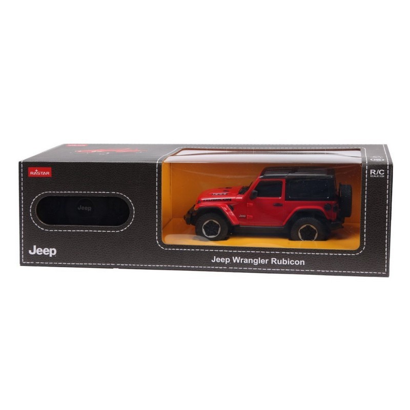 Masina cu Telecomanda - Jeep Wrangler Rubicon - Rosu | Rastar