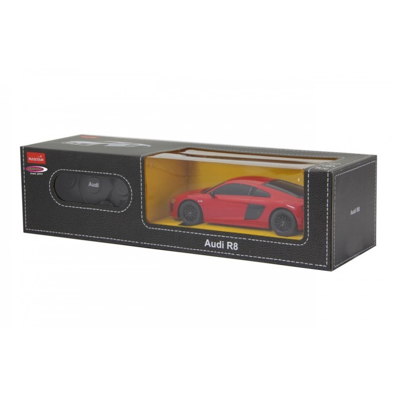 Masina cu radiocomanda - Audi R8, scara 1:24, rosu | Rastar - 1
