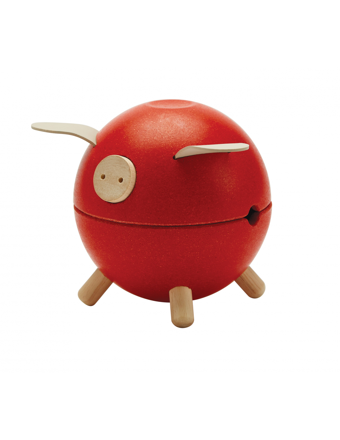 Pusculita - Piggy Bank - Rosu | Plan Toys