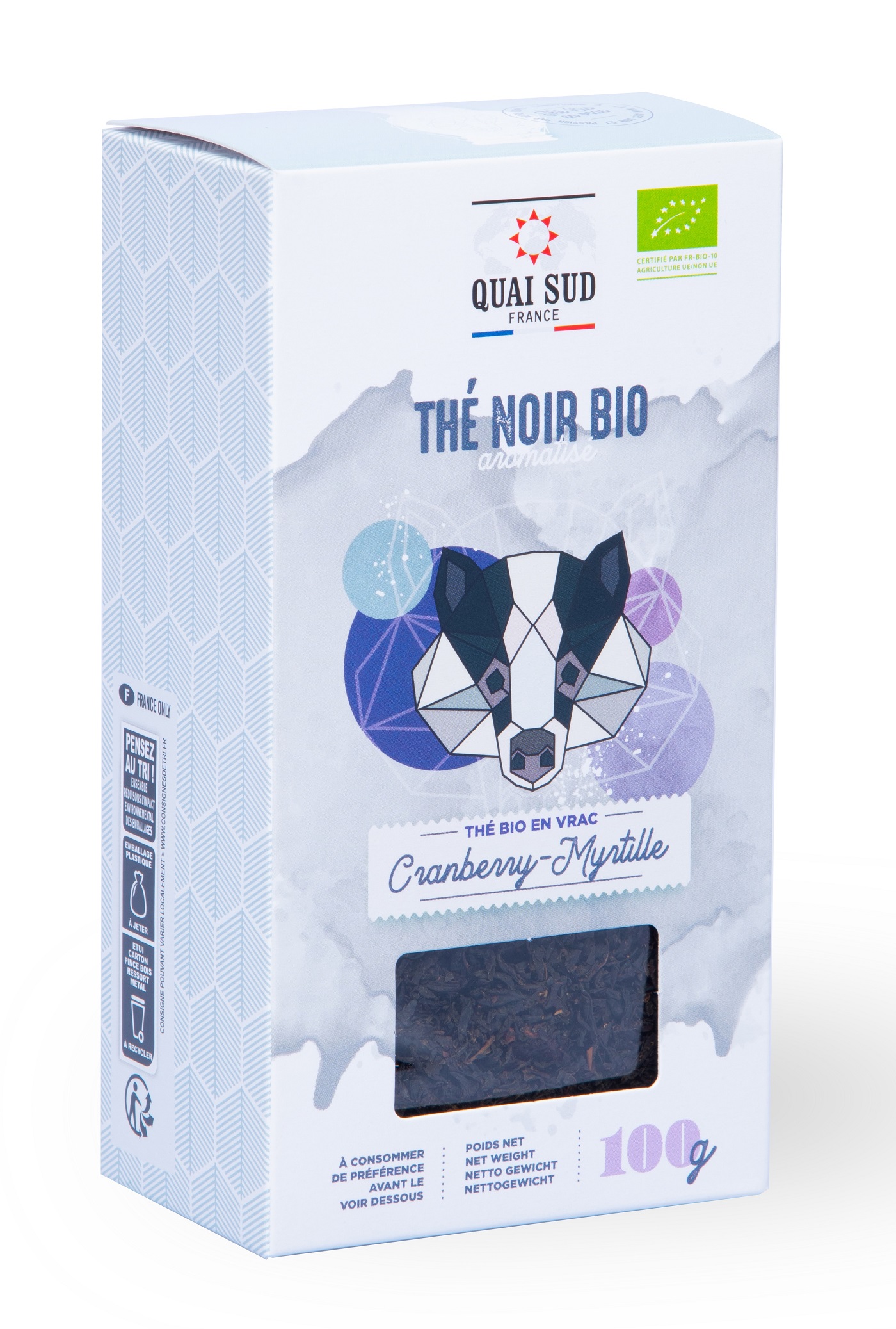 Ceai negru  BIO aromatizat cu merisoare si afine
