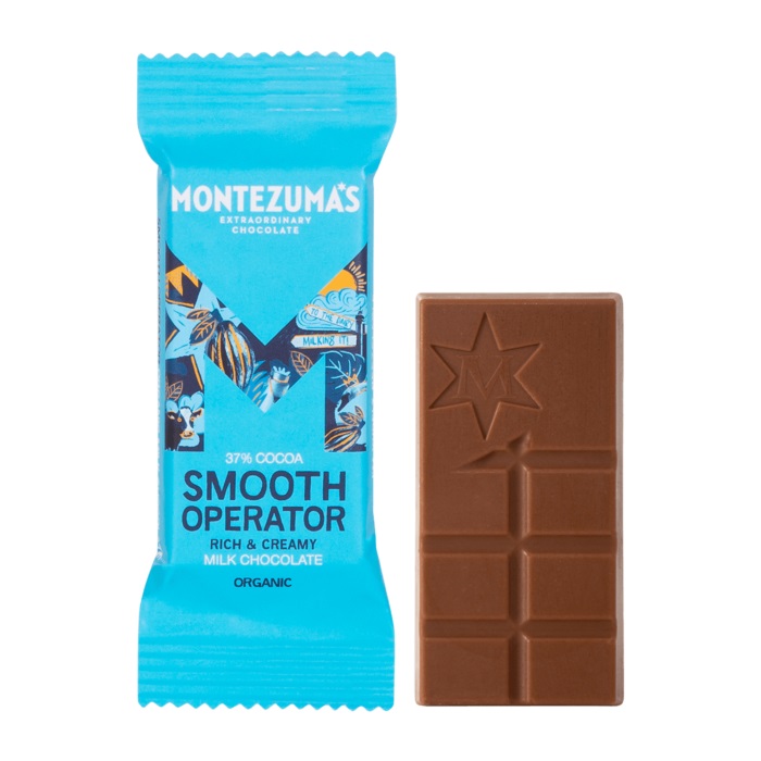  Ciocolata BIO cu lapte - Montezuma's 37% cacao, 25 g | Montezuma's 
