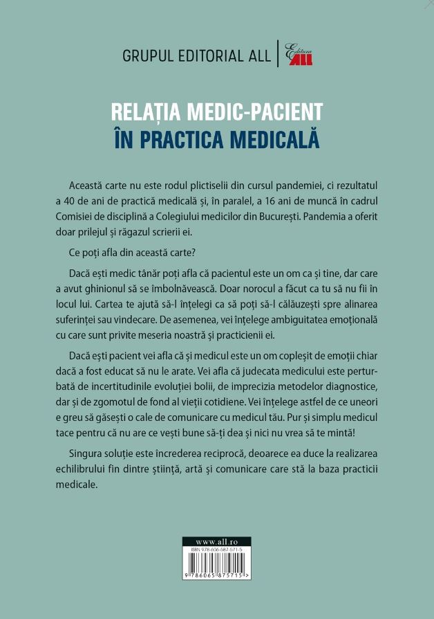 Relatia medic-pacient in practica medicala | Sever Cristian Oana