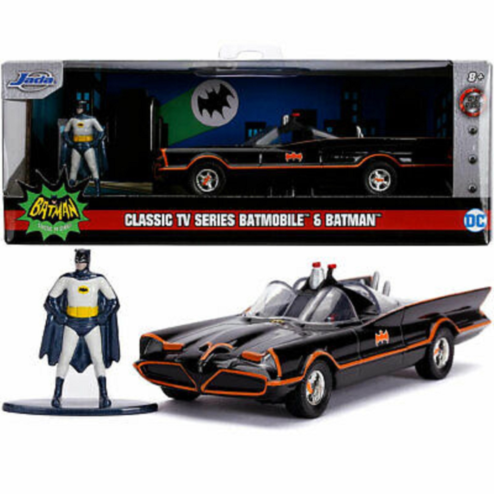 Masina cu figurina - Batmobile & Batman | Jada Toys