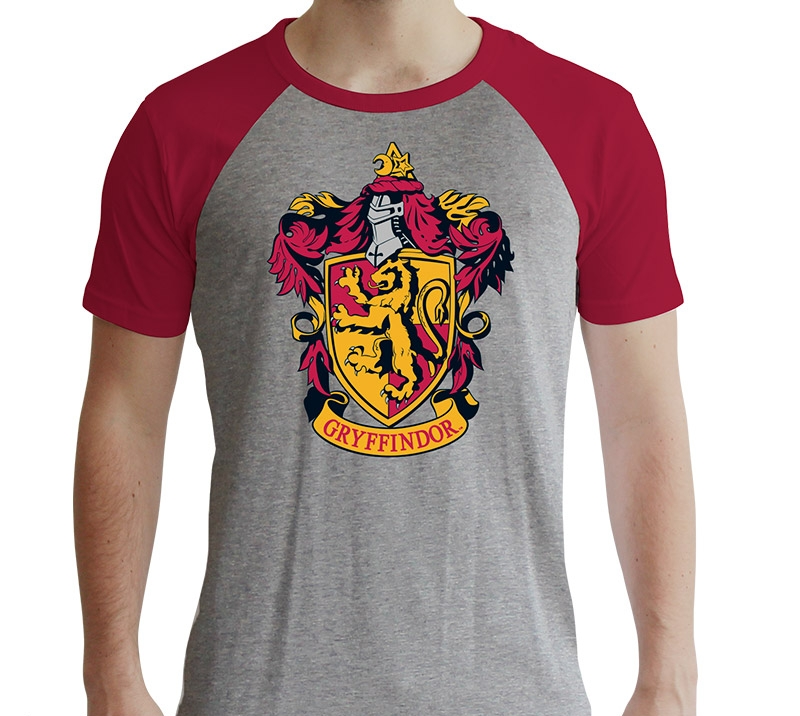 Tricou XL - Man - Harry Potter - Gryffindor - Grey and Red