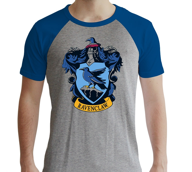 Tricou M - Men - Harry Potter - Ravenclaw - Grey and Blue