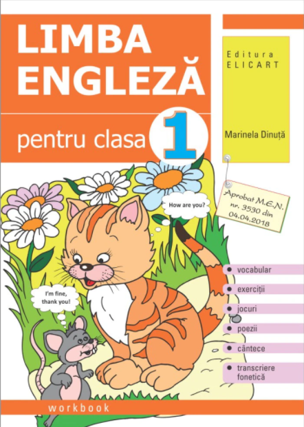 Limba engleza pentru clasa I. Workbook | Marinela Dinuta