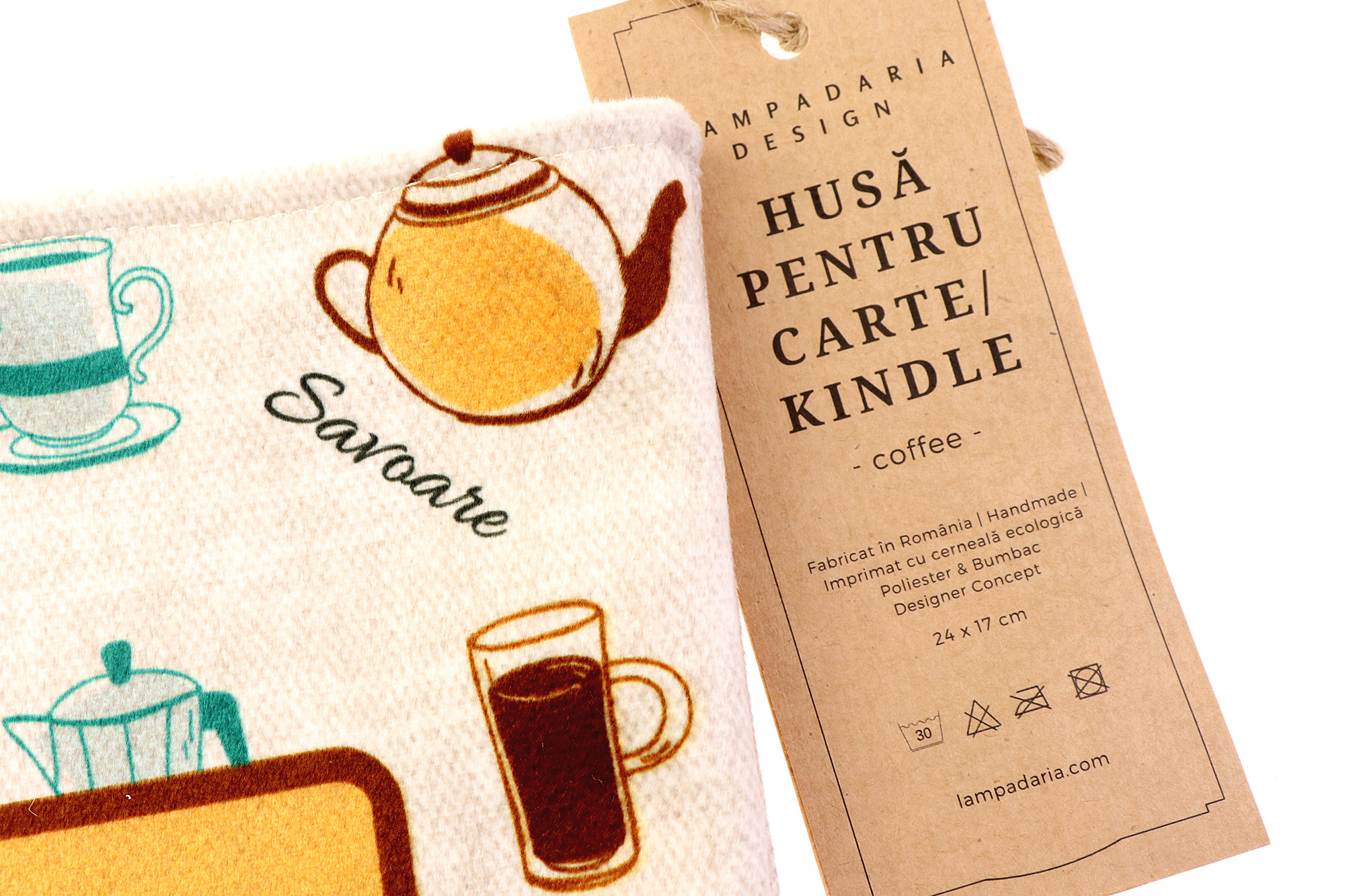 Husa pentru carte - Coffee | Lampadaria Design