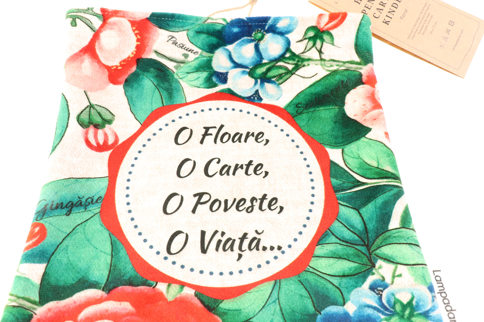 Husa Pentru Carte – Florala | Lampadaria Design