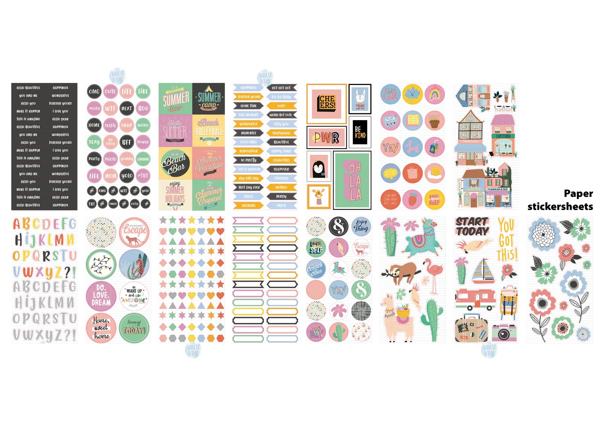 Carnet stickere - Stickerbook Lifestyle | Fujifilm