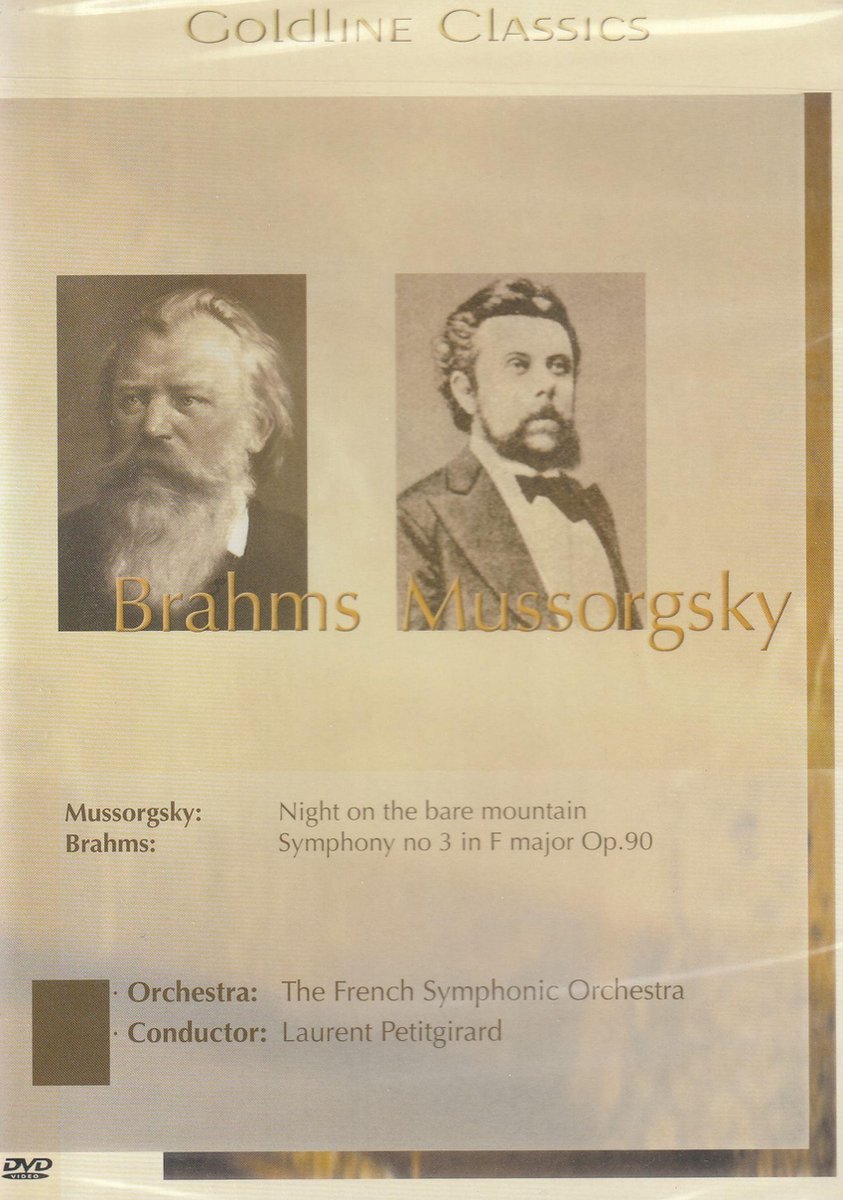 Goldline Classics: Mussorgsky. Brahms | Modest Mussorgsky, Johannes Brahms, The French Symphonic Orchestra, Laurent Petitgirard