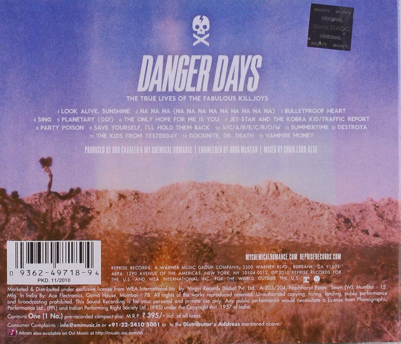 Danger Days - The True Lives Of The Fabulous Killjoys | My Chemical Romance