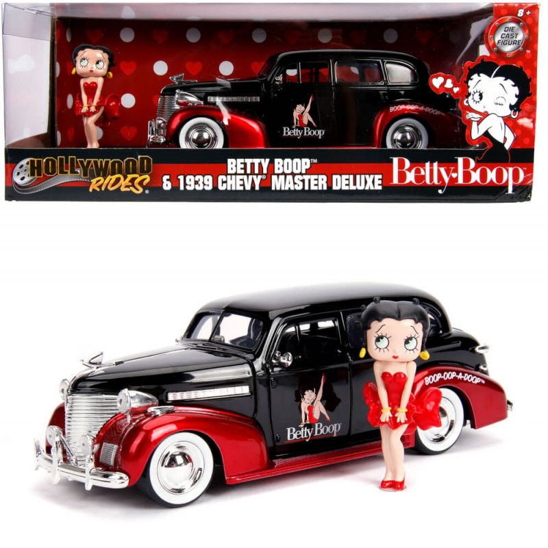 Masina cu figurina - Betty Boop & 1939 Chevy Master | Jada Toys