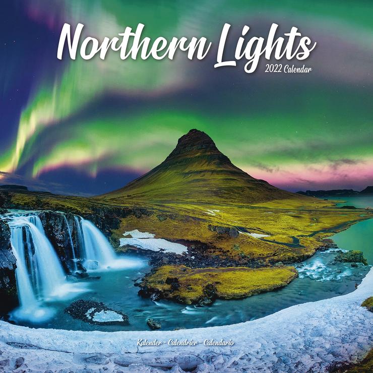 Calendar de perete 2022 - Northern Lights | Avonside Publishing Ltd