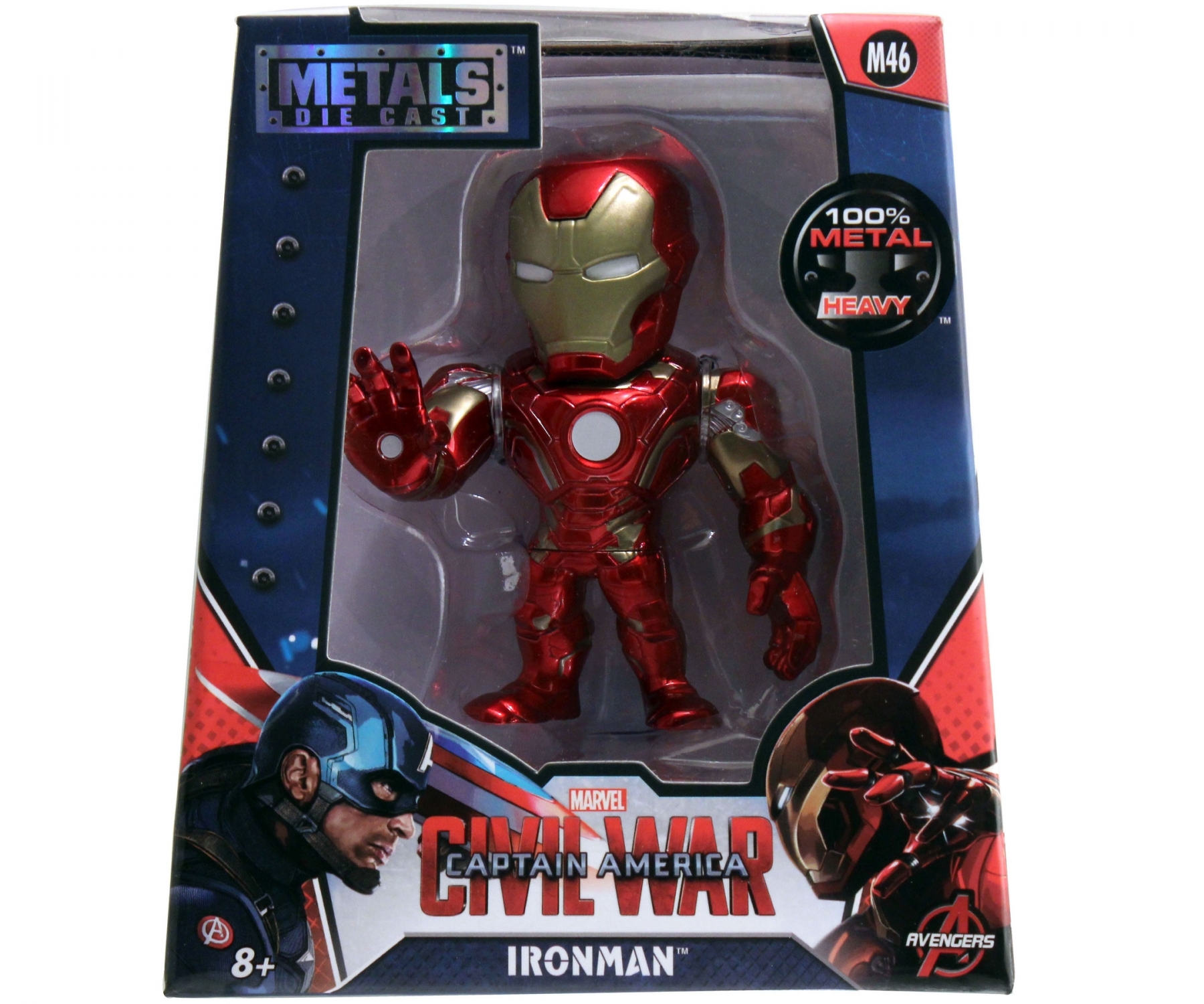 Figurina - Capitain America Civil War: Iron Man | Jada Toys