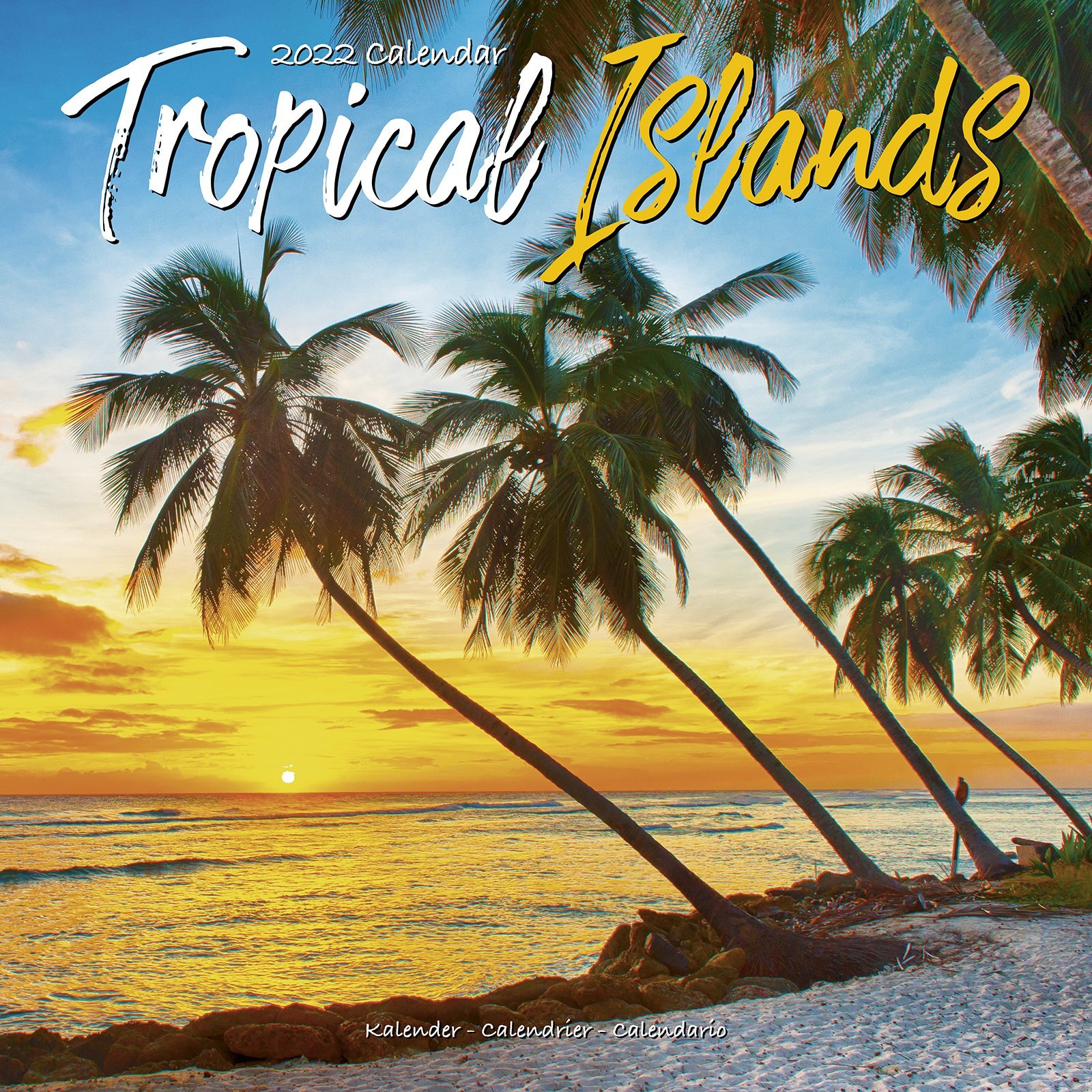 Calendar de perete 2022 - Tropical Islands | Avonside Publishing Ltd