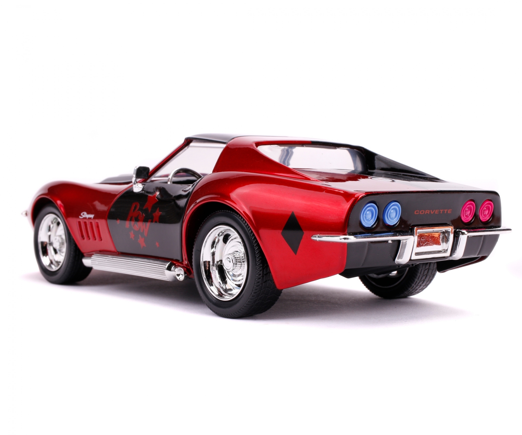 Set masinuta cu figurina - Harley Quinn & 1969 Chevy Corvette Stingray, 1:24 | Jada Toys - 3 | YEO