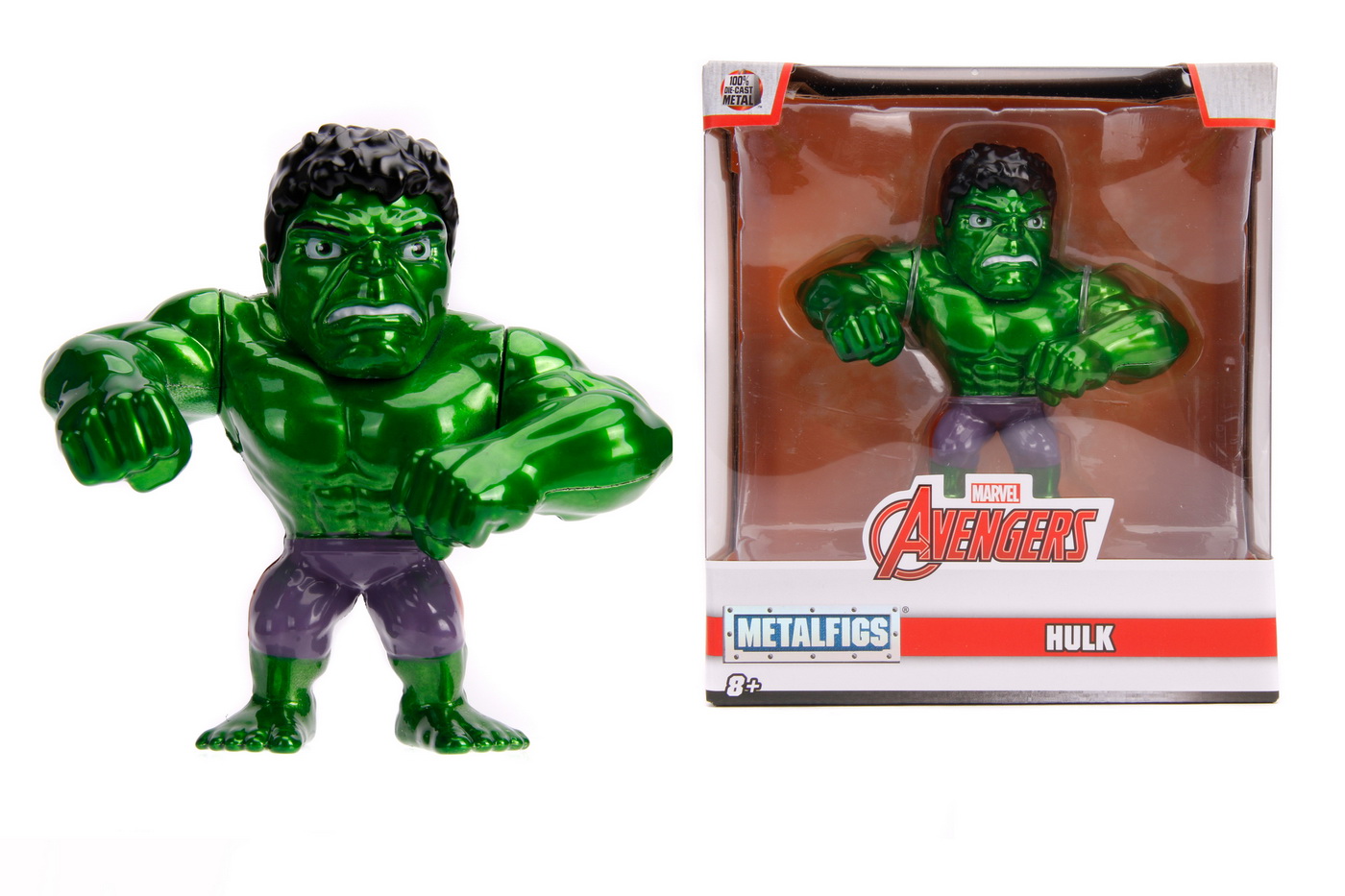 Figurina - Marvel - Hulk, 10 cm | Jada Toys
