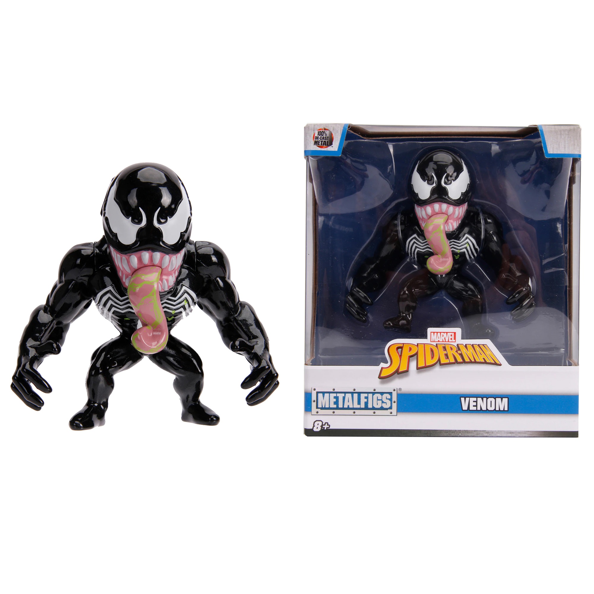 Figurina - Metalfigs: Spider-Man - Venom | Jada Toys - 4 | YEO