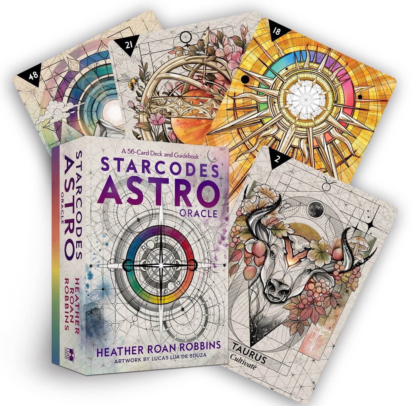 Starcodes Astro Oracle: A 56-Card Deck and Guidebook | Heather Roan Robbins