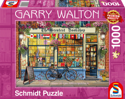 Puzzle 1000 de piese - Garry Walton - Bookstore | Schmidt - 1 | YEO