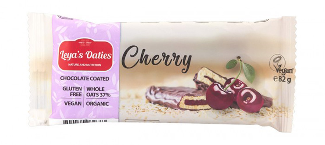  Baton - Leya's Oaties: Cherry Oat Bar with Swiss Chocolate enrobing | Leya 