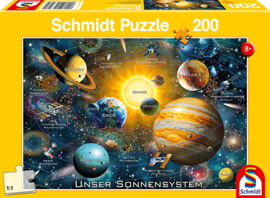 Puzzle 200 de piese - Our Solar System | Schmidt