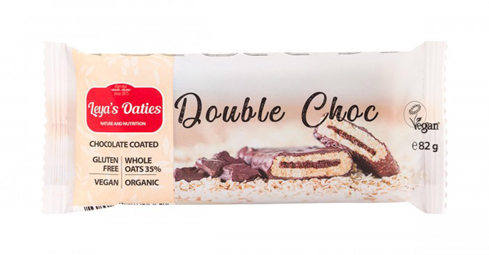 Baton - Leya\'s Oaties: Double Choc Oat Bar with Swiss Chocolate enrobing | Leya