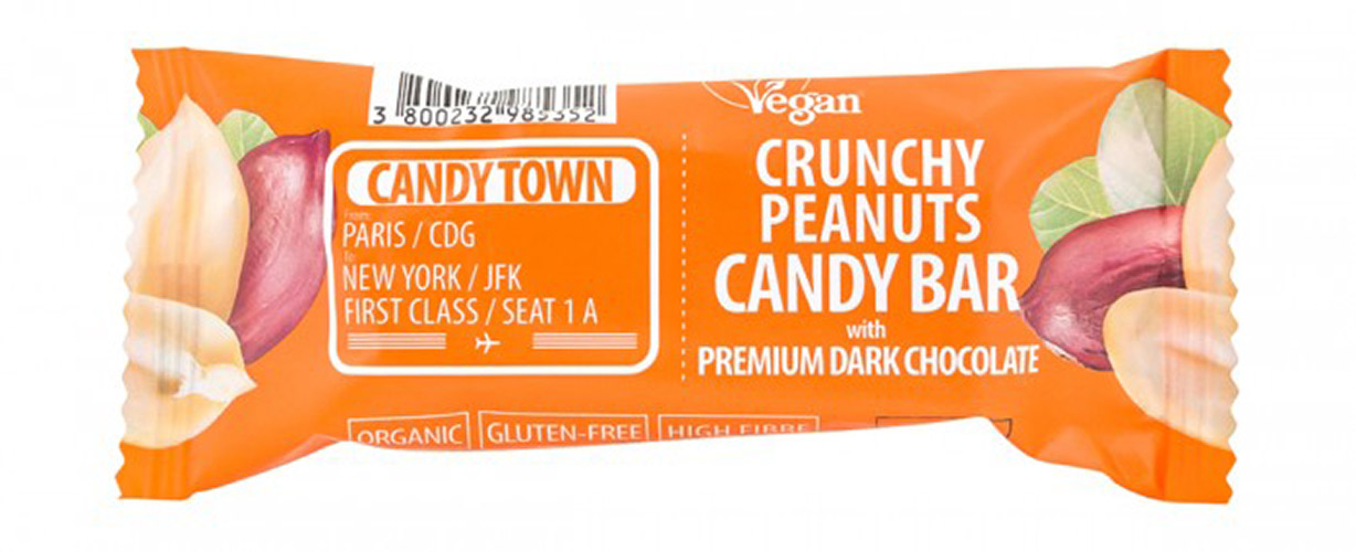 Baton - Candy Town: Crunchy Peanuts with Dark Chocolate | Leya