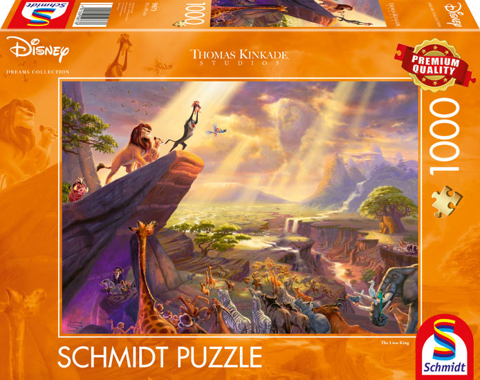 Puzzle 1000 de piese - Thomas Kinkade - The Lion King | Schmidt