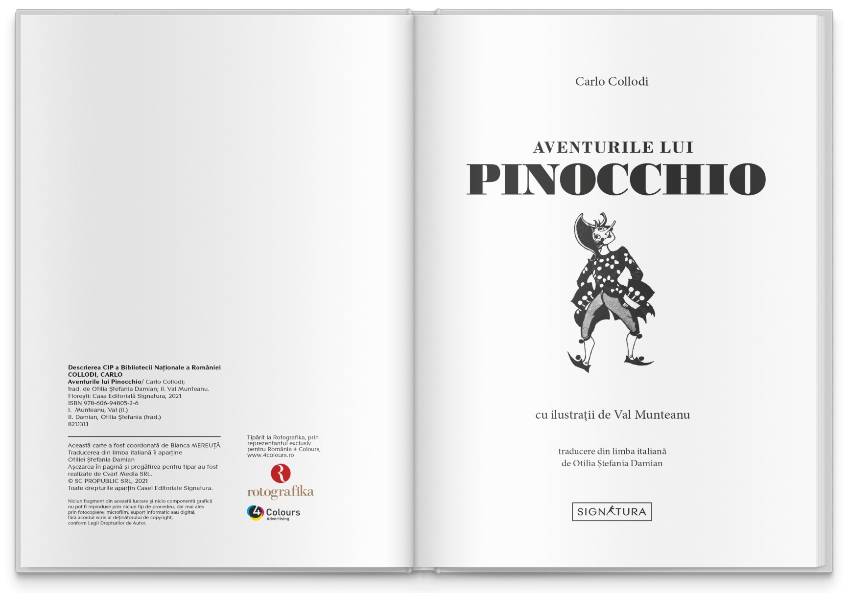 Pinocchio | Carlo Collodi Pret Mic adolescenti imagine 2021