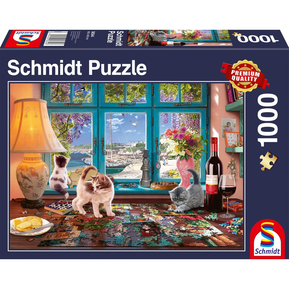 Puzzle 1000 de piese - Puzzlers Desk | Schmidt