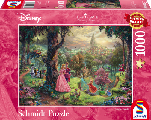 Puzzle 1000 de piese - Thomas Kinkade - Disney - Sleeping Beauty | Schmidt - 1 | YEO