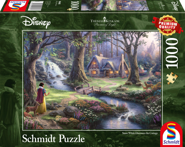 Puzzle 1000 de piese - Thomas Kinkade - Disney - Snow White | Schmidt