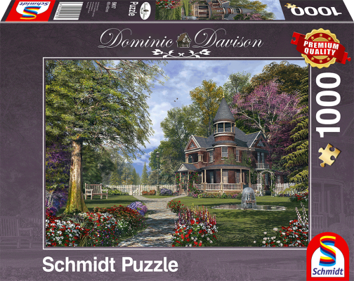 Puzzle 1000 de piese - Dominic Davison - Manor House with Tower | Schmidt