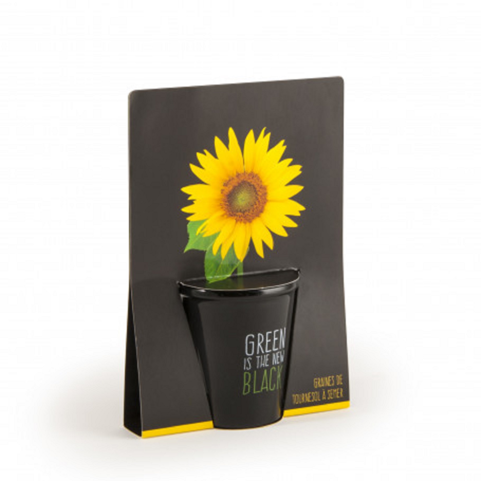 Kit Complet Pentru Plantat Cu Seminte De Floarea-soarelui - Green Is The New Black | Radis Et Capucine
