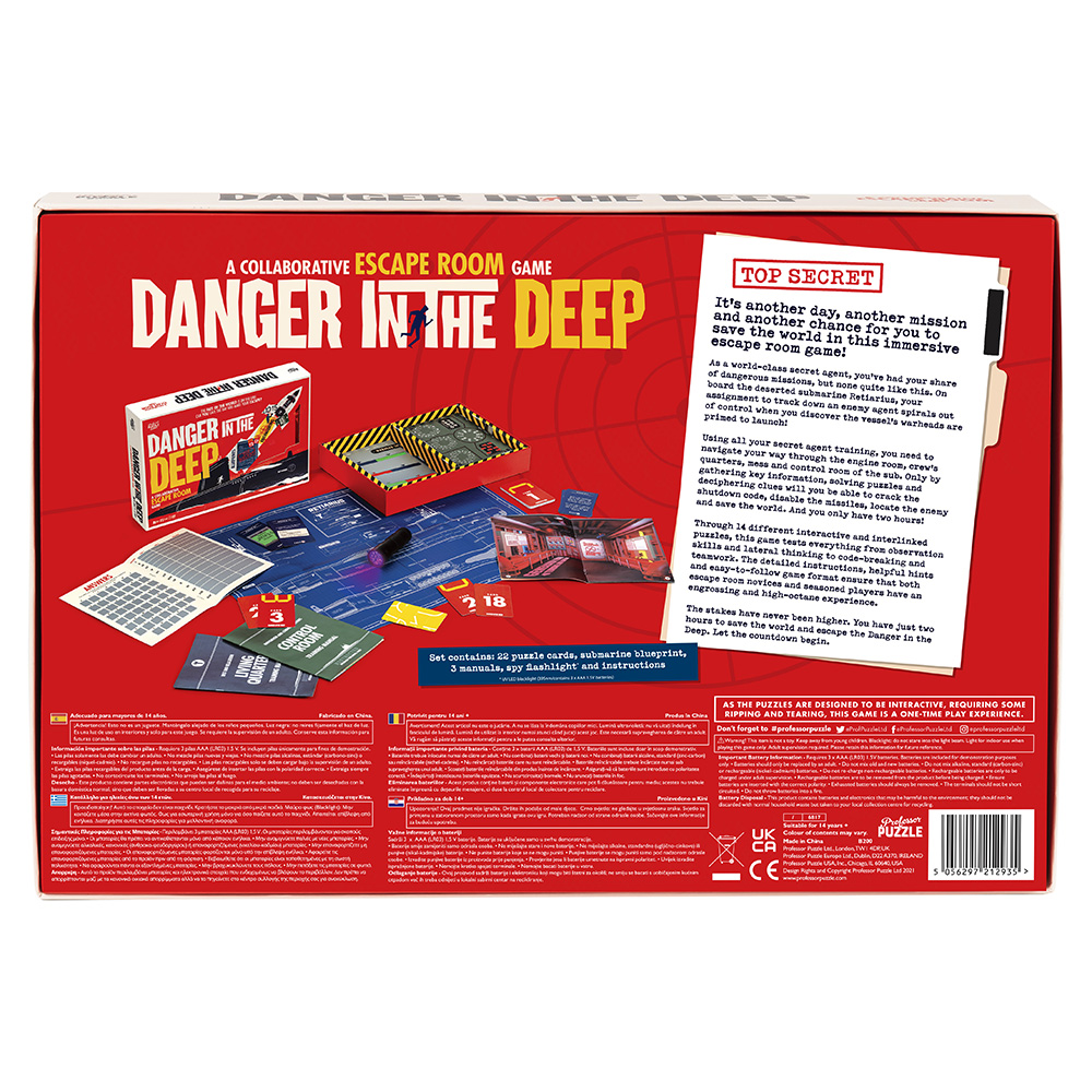 Joc - Danger in the Deep | Professor Puzzle