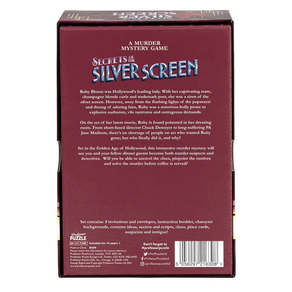 Joc - Secrets of the Silver Screen | Professor Puzzle - 1