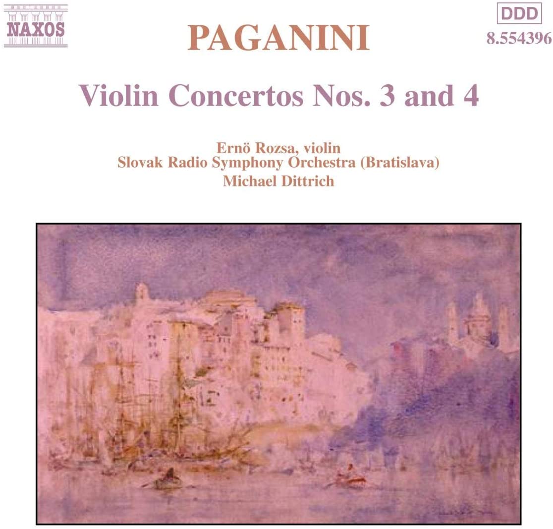 Paganini: Violin Concertos Nos. 3 & 4 | Erno Rozsa, Slovak Radio Symphony Orchestra , Michael Dittrich - 1 | YEO