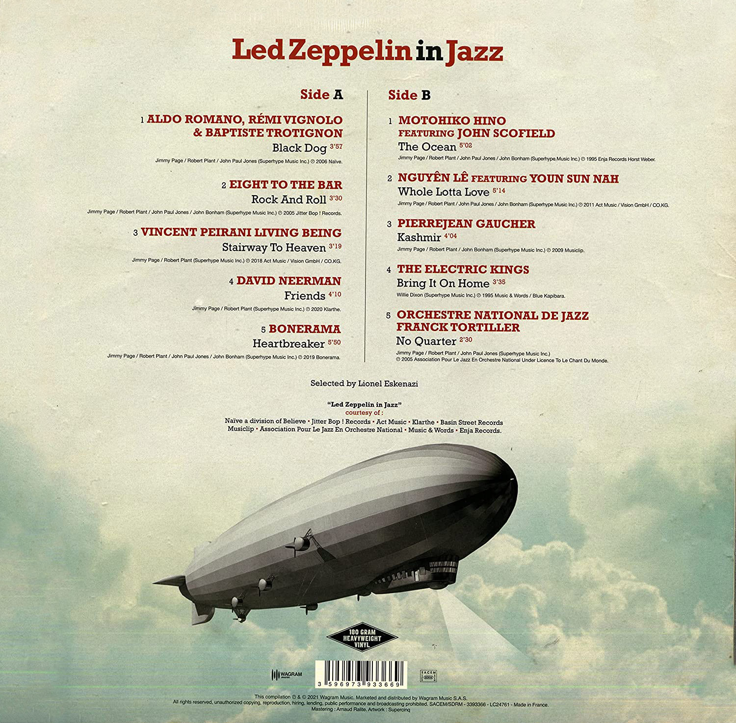 Led Zeppelin in Jazz - Vinyl | Various Artists