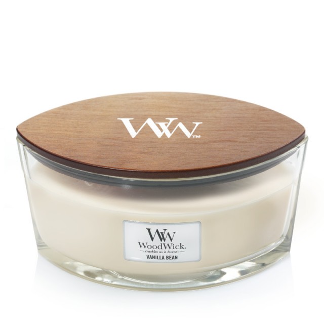 Lumanare parfumata - Vanilla Bean, Ellipse Jar | WoodWick