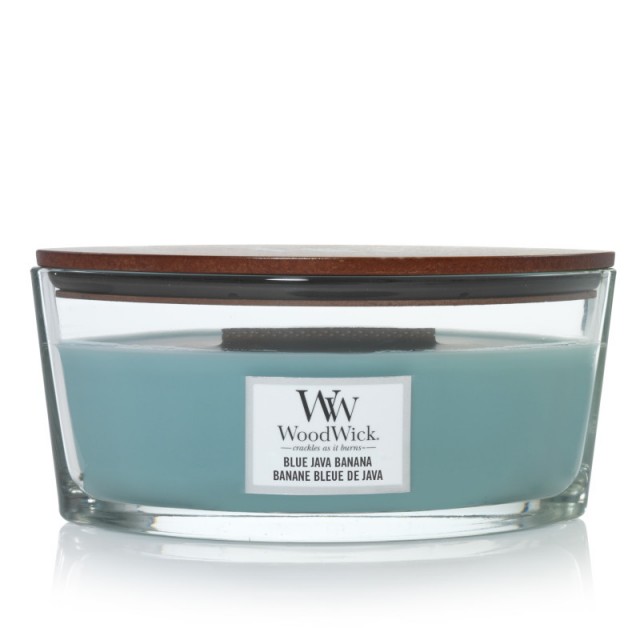 Lumanare parfumata - Blue Java Banana, Ellipse Jar | WoodWick