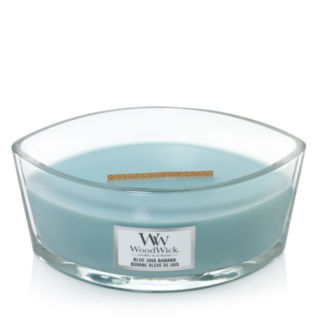 Lumanare parfumata - Blue Java Banana, Ellipse Jar | WoodWick - 2 | YEO