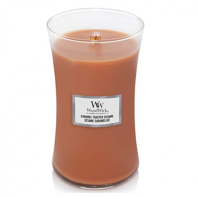 Lumanare parfumata - Caramel Toasted Sesame, Large Jar | WoodWick - 2 | YEO