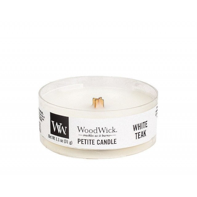 Lumanare parfumata - White Teak, Petite | WoodWick