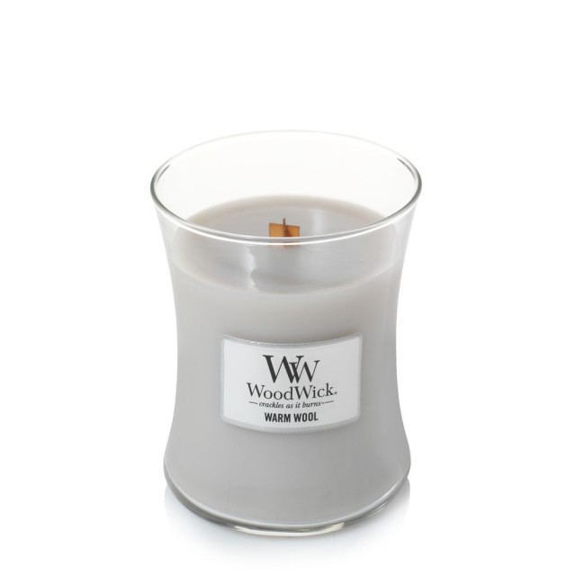 Lumanare parfumata - Warm Wool, Medium Jar | WoodWick - 1 | YEO