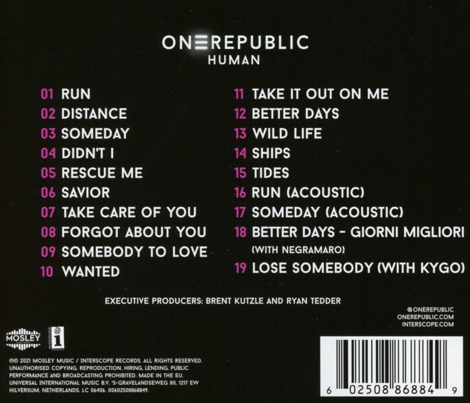 Human (Deluxe Edition) | OneRepublic