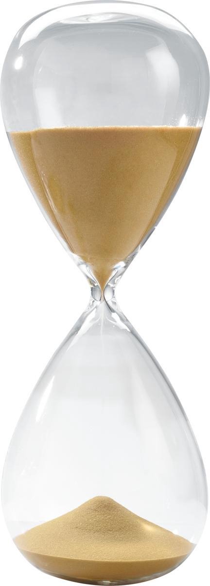 Clepsidra 120 minute - Hourglass 38 cm, auriu | Mascagni Casa