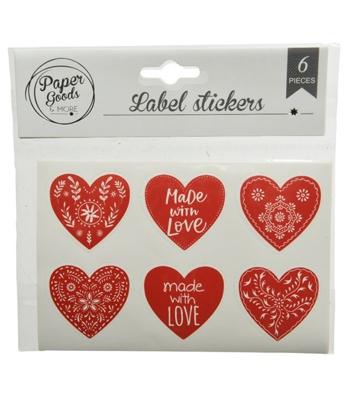 Set stickere - Paper Heart | Kaemingk