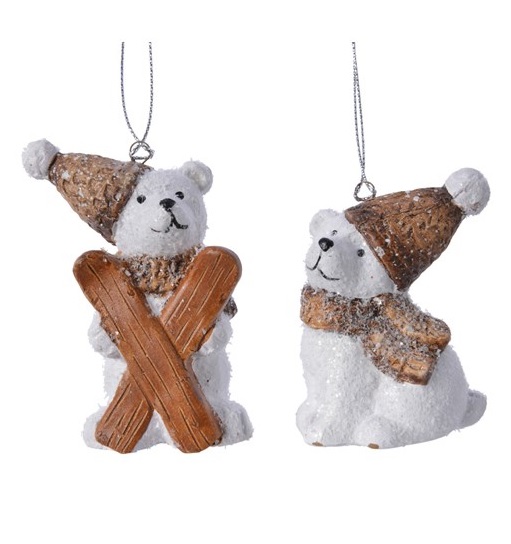 Decoratiune Craciun - Polar Bear Terracotta | Kaemingk